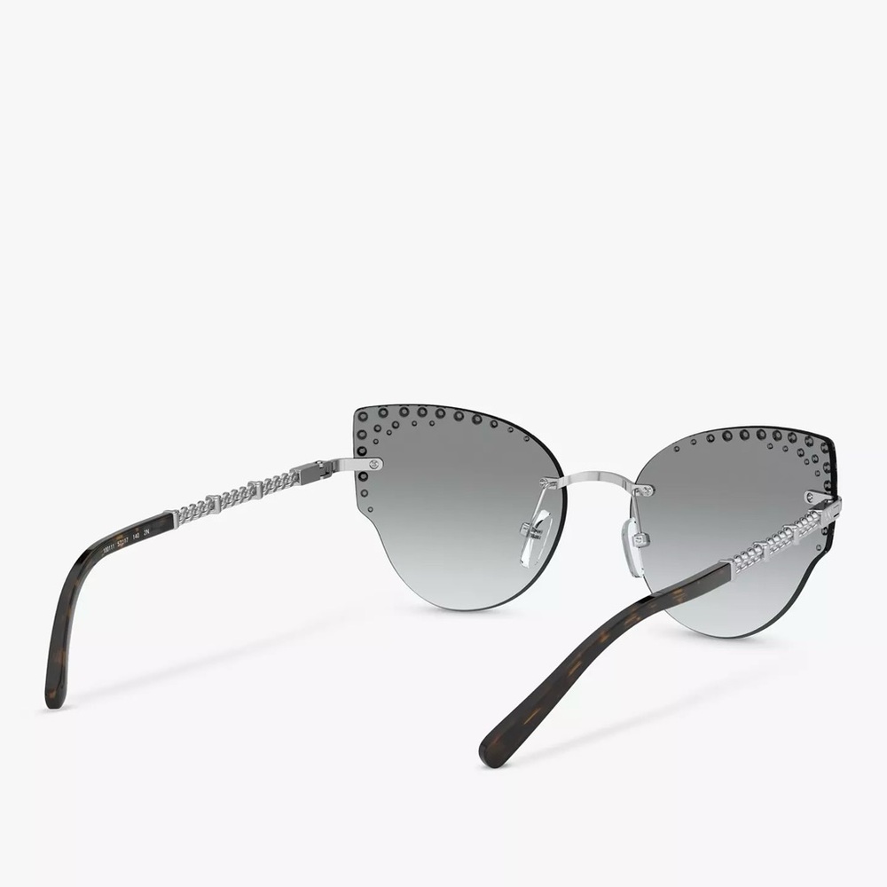Michael Kors Black Studded Cat-Eye Sunglasses | MK1058B St. Anton - Picture 5 of 15